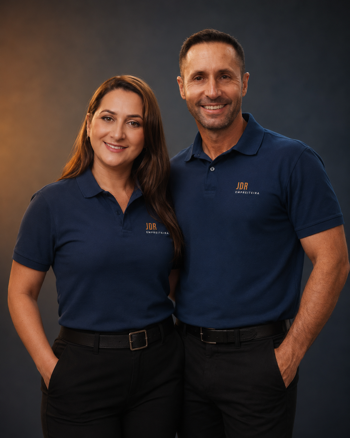 Casal responsável pela JDR Empreiteira
